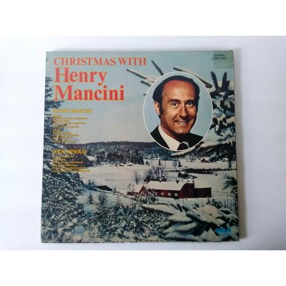 Christmas With Eddy Arnold / X-mas With Henry Mancini Vinyl LP Record Album 1974 - Picture 2 of 5
